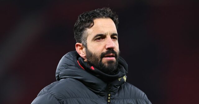 Hlavný tréner/manažér Manchestru United Ruben Amorim