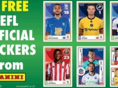 ŠESŤ OFICIÁLNYCH NÁLEPOK EFL ZDARMA od Panini | Futbal | Šport ŠESŤ OFICIÁLNYCH NÁLEPOK EFL ZDARMA od Panini | Futbal | Šport