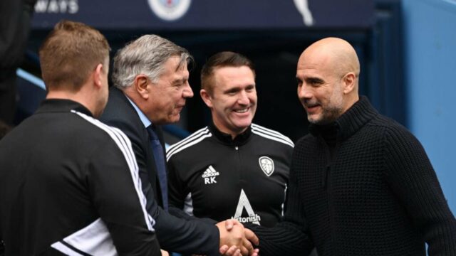 Sam Allardyce víta cieľ Man United ako úspešnejší ako Pep Sam Allardyce víta cieľ Man United ako úspešnejší ako Pep Guardiola