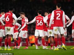 Šance Arsenalu na víťazstvo v Premier League výrazne klesli v najnovších predpovediach superpočítačov po porážke 3:2 od Michaela Carricka s Man United. Superpočítač Opty znížil šance Arsenalu na tohtoročné víťazstvo v Premier League