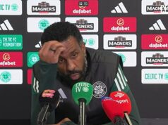 Šéf Defiant Celtic Wilfried Nancy vystúpil na tlačovej konferencii… ale sú to Rangers, na ktorých potrebuje zaútočiť. Šéf Celticu Wilfried Nancy na piatkovej tlačovej konferencii zasiahol vzdorovitým tónom