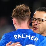 Cole Palmer je v hre proti West Hamu za Chelsea.