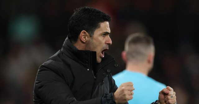 Tréner Arsenalu Mikel Arteta