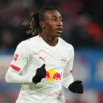 Cieľ Arsenalu Yan Diomande v akcii za RB Leipzig