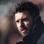 Michael Carrick počas zápasu Sky Bet Championship medzi Luton Town FC a Middlesbrough FC.