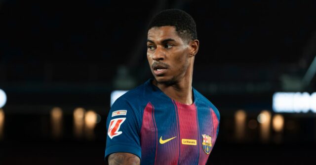 Marcus Rashford hrá za Barcelonu