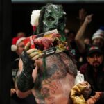 Srdcervúca aktualizácia zdravia hviezdy AEW Luchasaurus