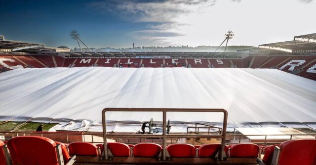 Štadión EFL sa objavuje na Rightmove so stávkarom v rozhovoroch Celkový pohľad na štadión v New Yorku