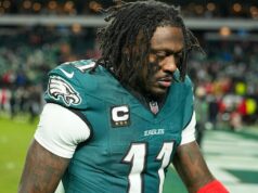 Stretnutie Nicka Sirianniho a AJ Browna z Eagles, ktoré vyvolalo kritiku od skvelého tímu NFL Stretnutie Nicka Sirianniho a AJ Browna z Eagles, ktoré vyvolalo kritiku od skvelého tímu NFL