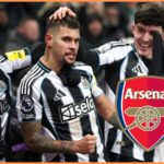 Tino Livramento v akcii za Newcastle United