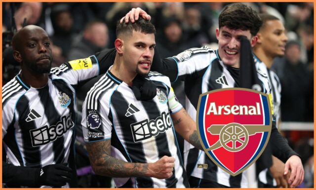 Súper z Arsenalu City o prestup Tina Livramenta Tino Livramento v akcii za Newcastle United