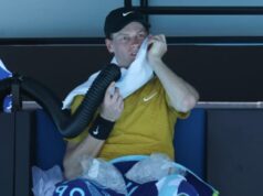 Taylor Fritz vysvetľuje, ako šatňa reagovala na kŕče Jannika Sinnera na Australian Open Foto: Phil Walter/Getty Images