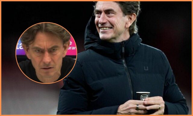 Thomas Frank o "hlúpom" incidente s pohárom Arsenalu
