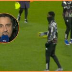 Kobbie Mainoo v akcii za Manchester United