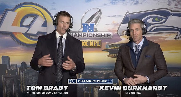 Tom Brady dokončil svoju druhú sezónu Fox s nadšenými recenziami, Tom Brady si za svoj výkon v hre NFC Championship na FOX vyslúžil nadšené recenzie