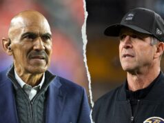Tony Dungy kritizuje Baltimore Ravens za prepustenie hlavného trénera Johna Harbaugha Tony Dungy kritizuje Baltimore Ravens za prepustenie hlavného trénera Johna Harbaugha