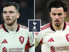 Tottenham chce po Robertsonovi druhú hviezdu Liverpoolu s 30 miliónmi libier o otváracej ponuke Tottenham chce po Robertsonovi druhú hviezdu Liverpoolu s 30 miliónmi libier o otváracej ponuke