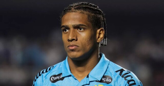 Souza v akcii za Santos.