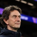 Thomas Frank počas víťazstva Tottenhamu v Lige majstrov nad Borussiou Dortmund.