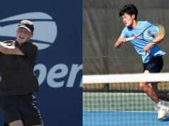 Ukážka Cruz Hewitt vs Michael Zheng, priamy súboj, predikcia, kurzy a tipy na stávkovanie Cruz Hewitt bekhendový return na US Open 2025 – 8. deň – Zdroj: Getty