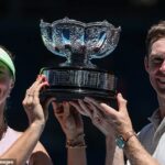 Gadecki (na obrázku vľavo) a Peers (na obrázku vpravo) sa zapísali do histórie v Melbourne Parku