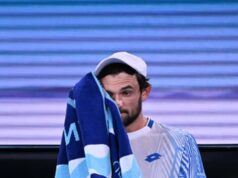Valentin Vacherot zverejnil správu na sociálnych sieťach po tom, čo opustil Australian Open Foto: Shi Tang/Getty Images