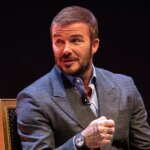 David Beckham, spolumajiteľ Interu Miami, hovorí počas víkendového podujatia o vlastníctve športu, že NBA hrá predsezónne zápasy v Macau v Číne.