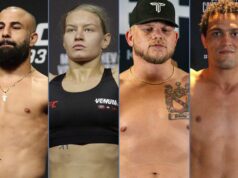 Veteráni UFC v MMA a boxerskej akcii 9.-11. januára Chase Sherman Gamebred Bareknuckle MMA váženie