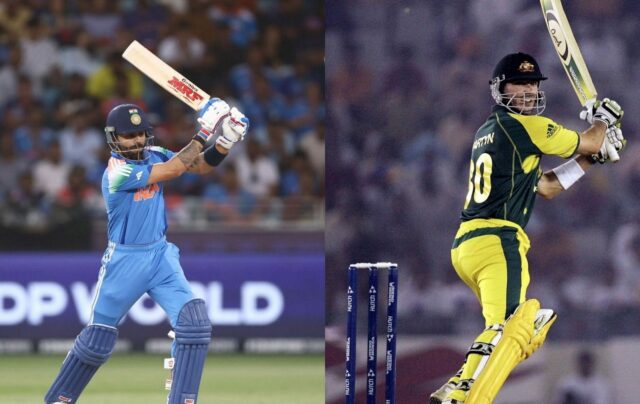 Virat Kohli vs Damien Martyn
