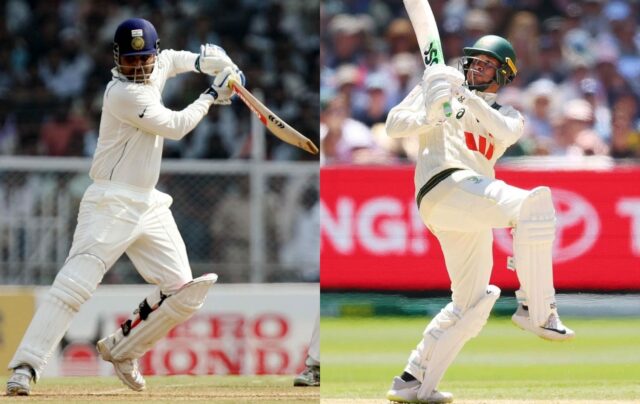 Virender Sehwag vs Usman Khawaja
