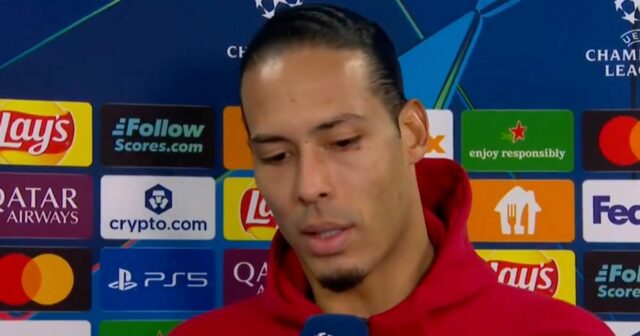 Virgil van Dijk odmietol myšlienku, že by zvolal tímovú schôdzu po tom, čo Liverpool usporiadal Burnley