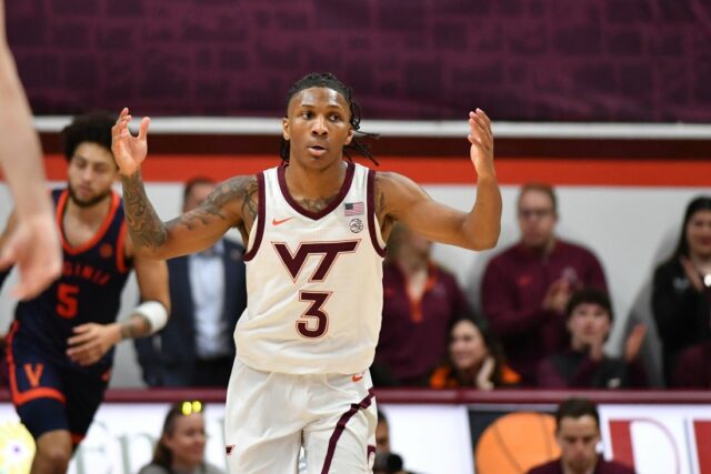 Basketbal NCAA: Virginia at Virginia Tech