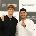 Carlos Alcaraz a Jannik Sinner odohrajú exhibíciu v Južnej Kórei (Getty)