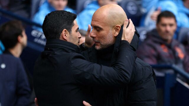 Vzťah medzi Federerom a Nadalom ukazuje, že počas boja o titul môžem byť stále priateľom s Guardiolom, hovorí Arteta
