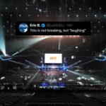 Fanúšikovia online reagujú na to, že Francúzsko údajne zmenilo dátumy G7 uprostred plánov podujatí UFC v Bielom dome. (Snímky obrazovky s láskavým dovolením: @POLITICOEurope on X)