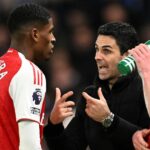 Cristhian Mosquera sa vrátil po zranení za Arsenal proti Nottinghamu Forest