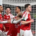 Viktor Gyokeres strelil veľmi potrebný gól pri prvom semifinálovom víťazstve Arsenalu