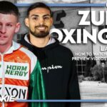 21. JANUÁR: Callum Walsh hovorí na tlačovej konferencii Zuffa Boxing v Meta APEX 21. januára 2026. (Foto: Ed Mulholland/Zuffa Boxing)
