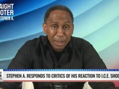 Zúrivý Stephen A. Smith cúvne po tom, čo povedal, že agent ICE je „úplne oprávnený“ v zabíjaní Rennee Gooda Stephen A. Smith tento týždeň objasnil svoje komentáre o smrti Rennee Goodovej