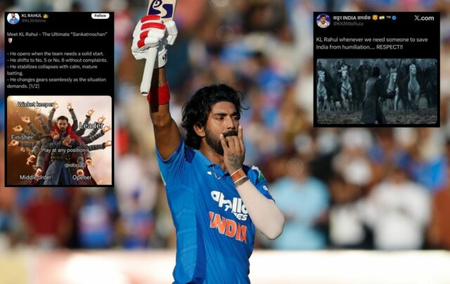 „Kľud, klinický stav, spojka“ – fanúšikovia chvália skvelých 112* KL Rahula v IND vs NZ 2026 2. ODI
