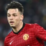 Frederic Veseli z Manchestru United v akcii počas prípravného prípravného zápasu medzi AmaZulu FC a Manchester United