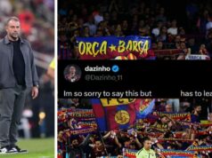 „Nie je na úrovni Barcy“, „Pošlite ho do Dagestanu“ „Nie je na úrovni Barcy“, „Pošlite ho do Dagestanu“