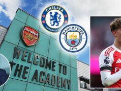 Akadémia Arsenalu sa preorientovala na zisky Chelsea a Man City Cole Palmer z Chelsea oslavuje tretí gól svojho tímu počas zápasu Premier League medzi Wolverhampton Wanderers a Chelsea.