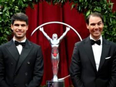 Ako zaznamenal Rafael Nadal Masters 1000 s 22 stackmi v porovnaní s Carlosom Alcarazom Fotografický kredit by mal znieť CHRISTOPHE SIMON/AFP cez Getty Images