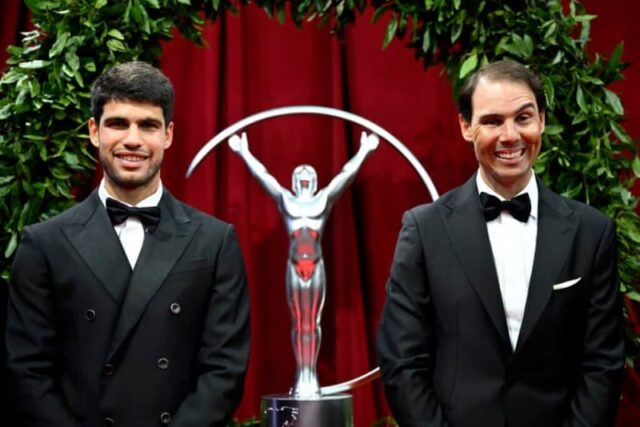 Ako zaznamenal Rafael Nadal Masters 1000 s 22 stackmi v Fotografický kredit by mal znieť CHRISTOPHE SIMON/AFP cez Getty Images