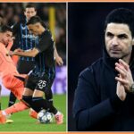 Aleksandar Stankovič oslavuje gól klubu Bruggy