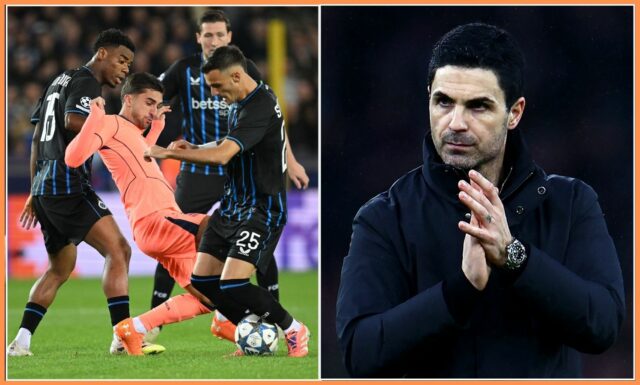 Aleksandar Stankovič oslavuje gól klubu Bruggy