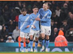 Aktualizácia zranenia Erlinga Haalanda od Pepa Guardiolu Erling Haaland v akcii za Manchester City