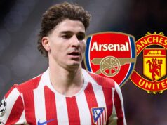 Alvarez potvrdzuje letnú preferenciu ako Arsenal, Man Utd položil „ponuky na stôl“ pre hviezdu Atletica Alvarez potvrdzuje letnú preferenciu ako Arsenal, Man Utd položil „ponuky na stôl“ pre hviezdu Atletica