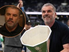Ange Postecoglou reaguje naživo, keď Tottenham prepúšťa Thomasa Franka v brutálnom zvrate Hlavný tréner Tottenhamu Hotspur Ange Postecoglou reaguje po zápase Premier League medzi Tottenham Hotspur FC a Brighton & Hove Albion FC na...